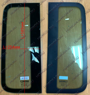 Стекло кабины спальника глухое правое HOWO T5G/C7H 5424851 810W62550-0012