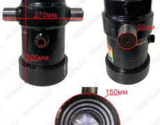 Гидроцилиндр подъема кузова 130*200 30mm 4 штока 5413917 4TGL-130*200/800