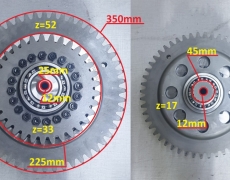 Бустер КПП в сборе XCMG ZL50G 52 Зуба 5400244 ZL40A.30.5