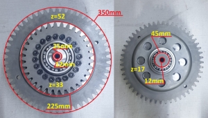 Бустер КПП в сборе XCMG ZL50G 52 Зуба 5400244 ZL40A.30.5