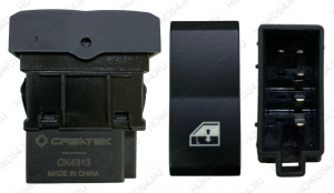 Клавиша стеклоподъемника левой двери HOWO T7H/SITRAK C7H Креатек CK4313 WG9X25581024