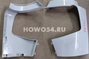 Накладка бампера HOWO A7 левая (к фаре) (БЕЛЫЙ) 5405698 WG1664240007