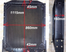 Радиатор охлаждения XCMG ZL50G алюминиевый (866*1086) 5402162 252102558/ZL50G90.8*80