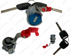 Личинка замка двери левая SHAANXI X3000 ШАНКСИ ШАКМАН TGC1613