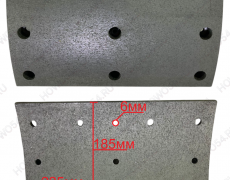 Накладка тормозная задняя (14 отверстий VOLVO) Креатек CK6118 3095182
