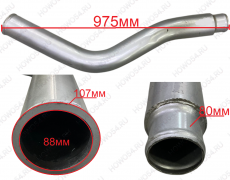 Труба интеркулера HOWO ХОВО 544704 VG1047110104