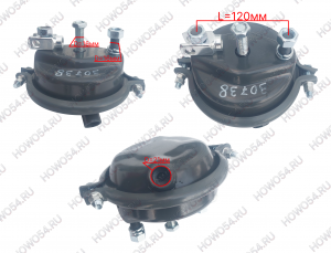 Камера тормозная передняя левая HOWO T5G ХОВО Т5Г 30738 WG4075360003