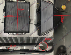 Радиатор охлаждения DONGFENG TIANLONG K0300/K0100 (680*940мм) 1301010-K0300/K0100