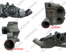 Насос водяной Weichai WP13.550E501 SHACMAN SHAANXI X6000 ШАКМАН ШАНКСИ X6000 546796 1000966796