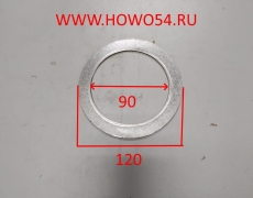 Прокладка турбины HOWO (к гофре ) 90*120*2,5 мм 5402095 AZ9719540019/AZ9719540504