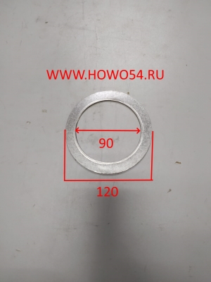 Прокладка турбины HOWO (к гофре ) 90*120*2,5 мм 5402095 AZ9719540019/AZ9719540504