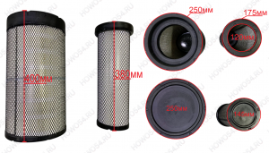 Фильтр воздушный PU2540 Креатек CK3466 AA90139