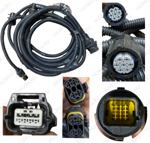 Жгут проводов переднего освещения SITRAK C7H (светодиодные фары,пласт бампер) 547782 AZ962277000282