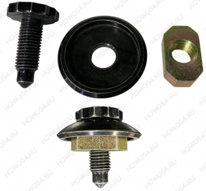 Болт+гайка+шайба крепления бампера HOWO T5G 546284