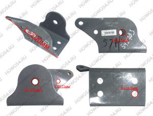 Кронштейн торсиона кабины левый SITRAK C7H СИТРАК С7Ш 542783 810W41720-2783