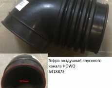 Гофра воздушная впускного канала HOWO (5418873)	20006981/WG9725190144