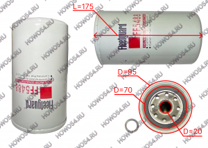 Фильтр топливный тонкой очистки 54FF5488 Cummins, DF C3959612