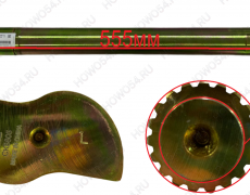 Кулак тормозной задний левый  Z=19 555мм HOWO/SHAANXI F2000 Креатек CK8805 DZ9112340056